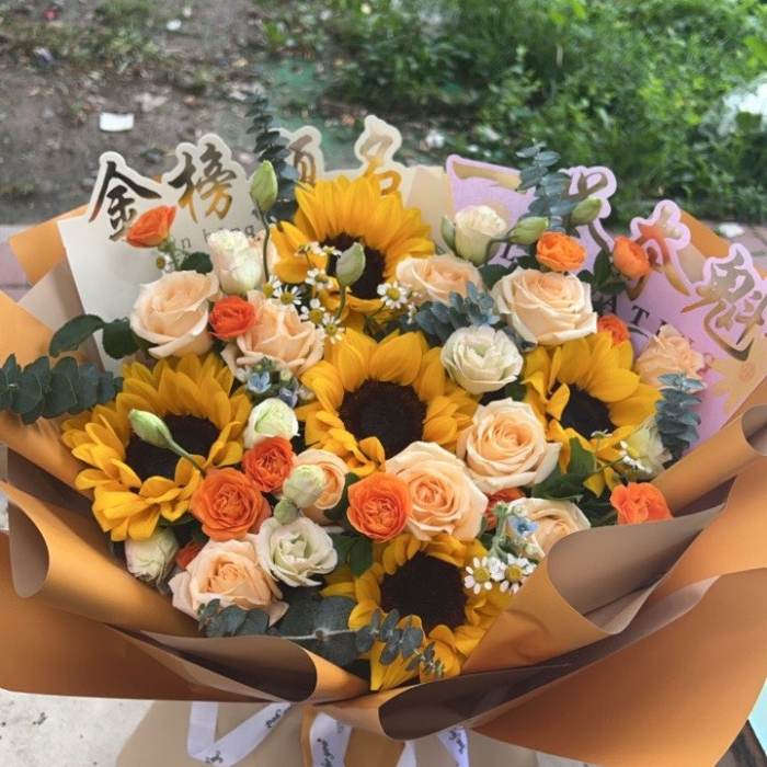 天津河东区送高考生什么花